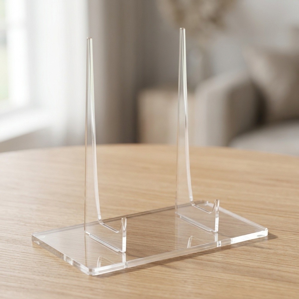 Bamboo Photo Frame - 書籍用、写真立て用、アクリル製フォトフレーム用、透明フィルム、取り外し可能な保護フレーム、フォトフレーム