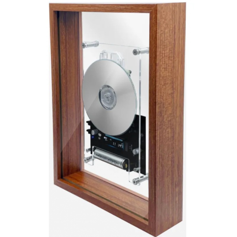 Bamboo Photo Frame - プレーヤー 透明アクリル製壁掛けフォトフレーム Bluetoothプレーヤー