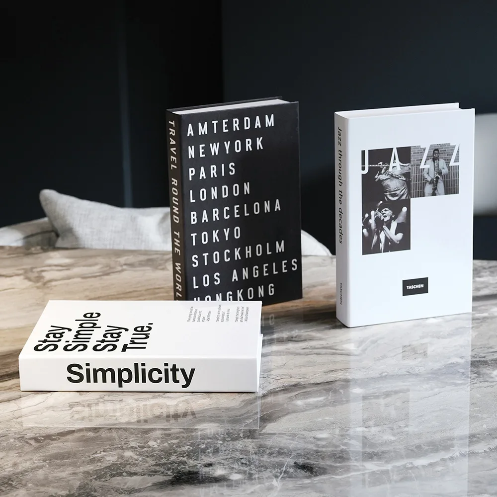 3個/ロット シミュレーションブック 装飾用 高級ホームデコ - Home Decor Magazine のレビューと価格