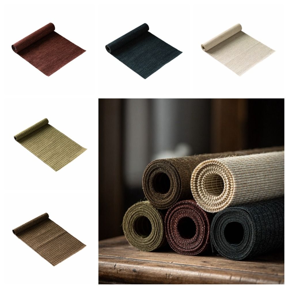 テーブルクロス防水リネンティーマット断熱ヴィンテージ日本茶旗 - Linen Table Runner のレビューと価格
